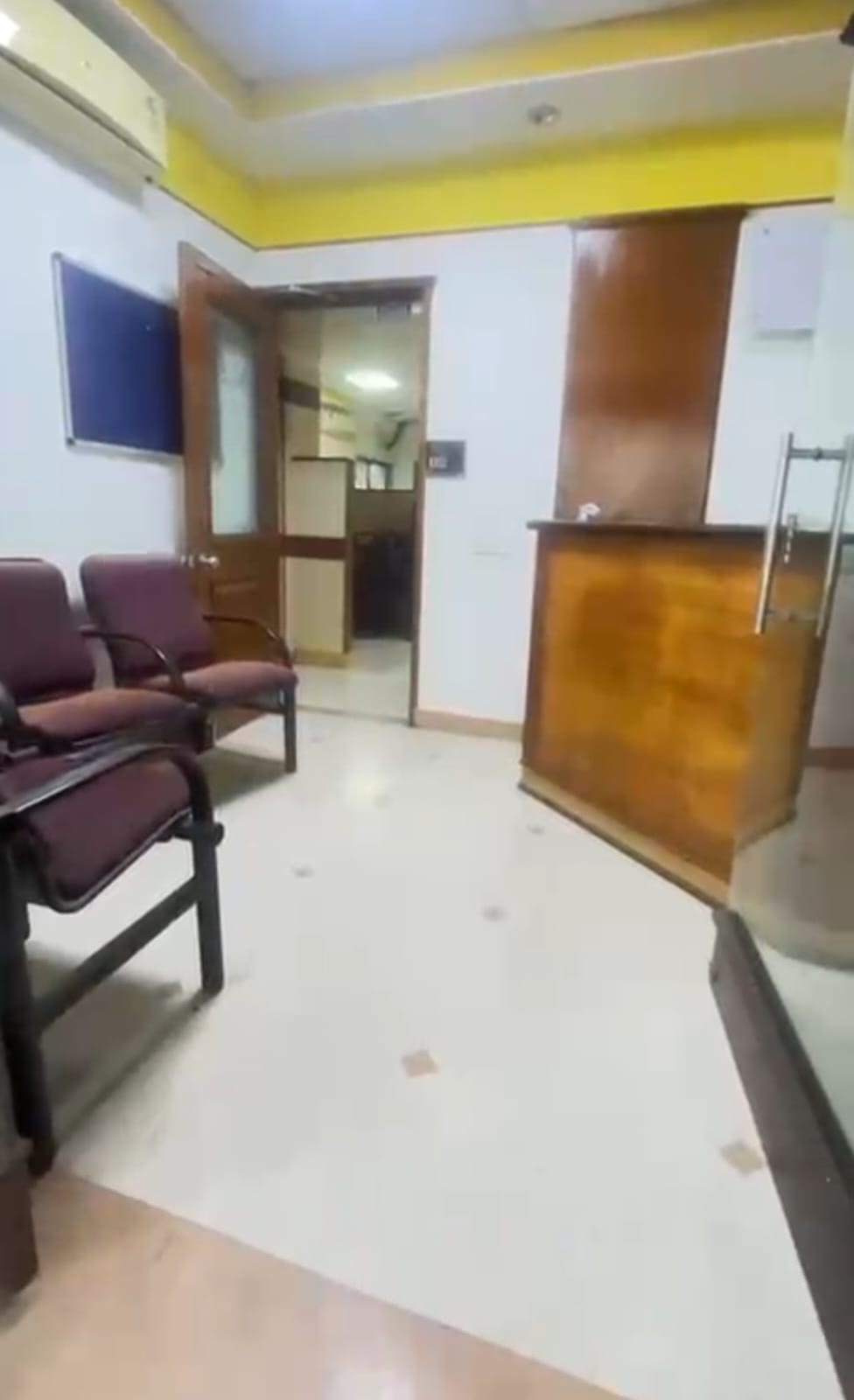 Reception and waiting area
